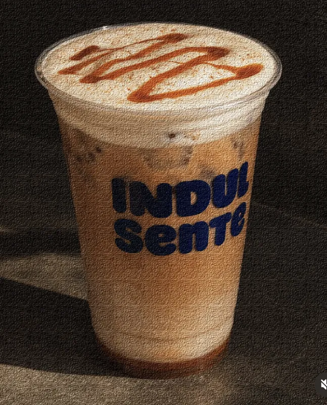 Latte de calabaza de Indulgente